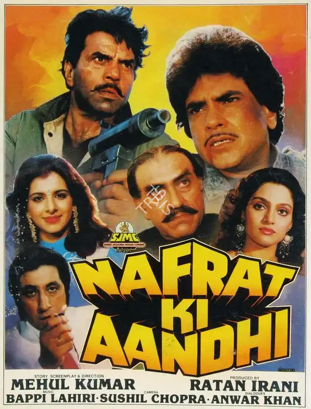 Ratan Irani (Producer), Nafrat Ki Aandhi, 1989, Song-Synopsis Booklet