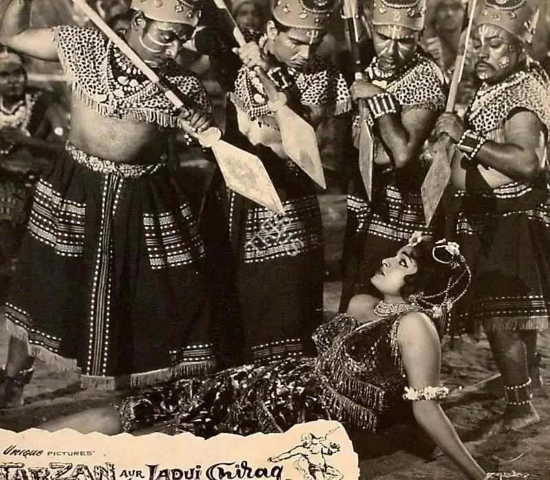 Babubhai Bhanji (Producer), Tarzan Aur Jadui Chirag, 1966, Lobby Card