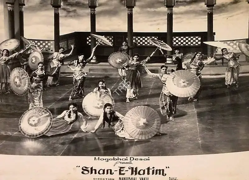 Moghabhai Desai (Producer), Shan E Hatim, 1958, Lobby Card