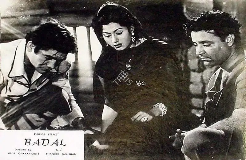 Amiya Chakravarty (Director), Badal, 1951, Lobby Card
