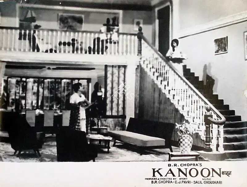 M.N. Malhotra (Cinematographer), Kanoon, 1960, Lobby Card