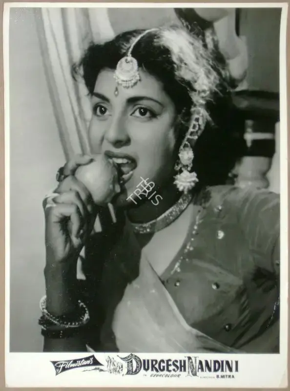 S. Mukerjee (Producer), Durgesh Nandini, 1956, Lobby Card