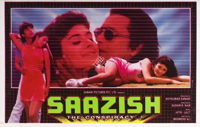 Shivkumar Damani (Producer), Saazish, 1998, Lobby Card