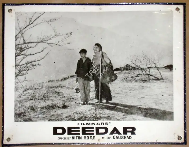 Nitin Bose (Cinematographer), Deedar, 1951, Lobby Card