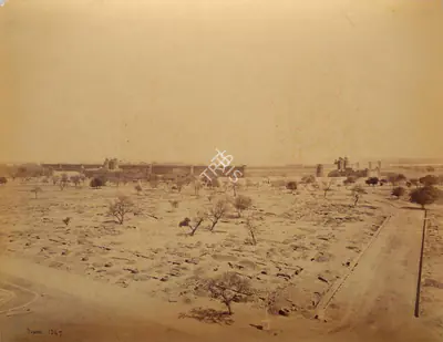Samuel Bourne (Photographer), View of Red Fort, Delhi, 1865, Antiquarian Photograph