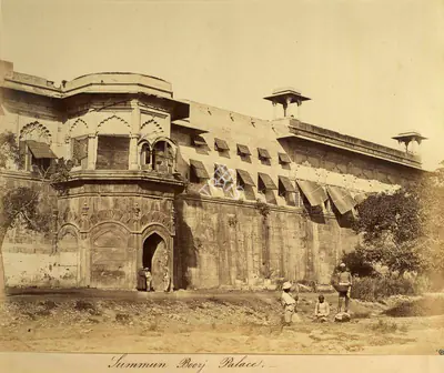 Felice Beato (Photographer), Summun Boorj Palace, Agra Fort, 1858, Antiquarian Photograph
