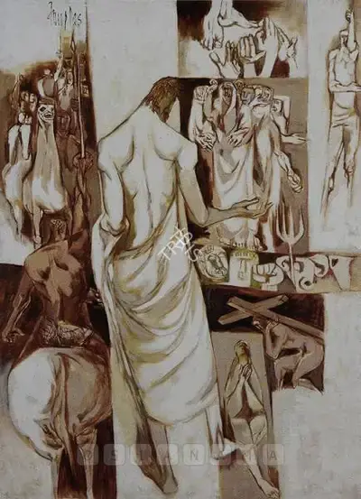Arup Das (Artist), Untitled, Painting