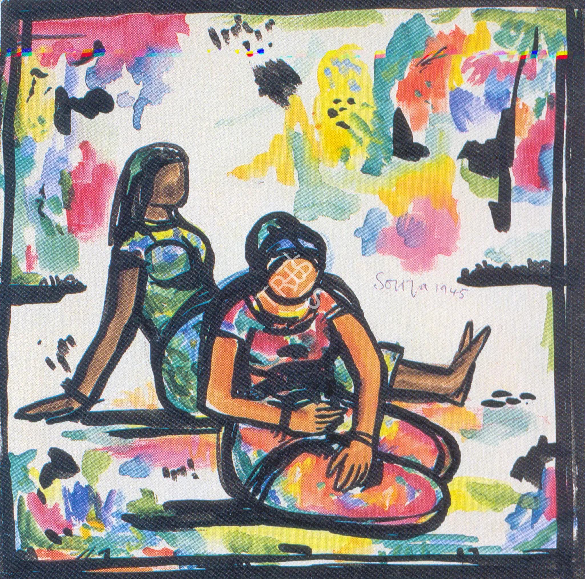 F.N. Souza (Artist), Untitled, 1945, Painting