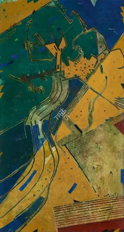 Ganesh Haloi (Artist), Untitled, 1999, Painting