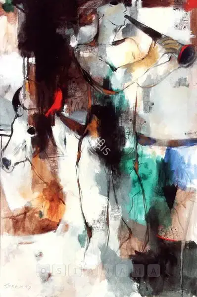 Sekhar Kar (Artist), Untitled, 1997, Painting