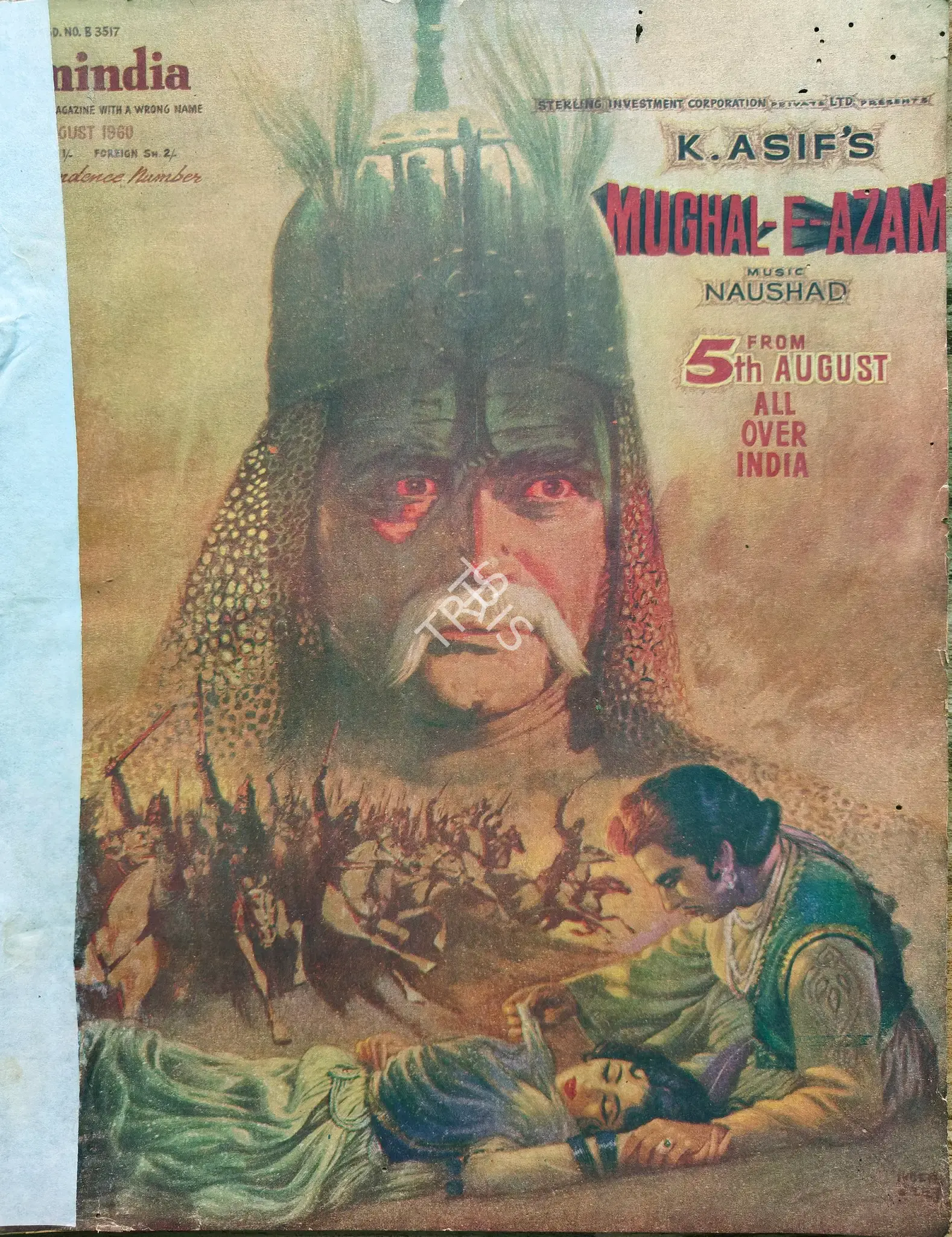 Baburao Patel (Editor), Filmindia, 1960, Magazine