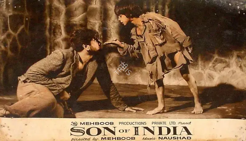 Mehboob (Producer), Son Of India, 1962, Lobby Card