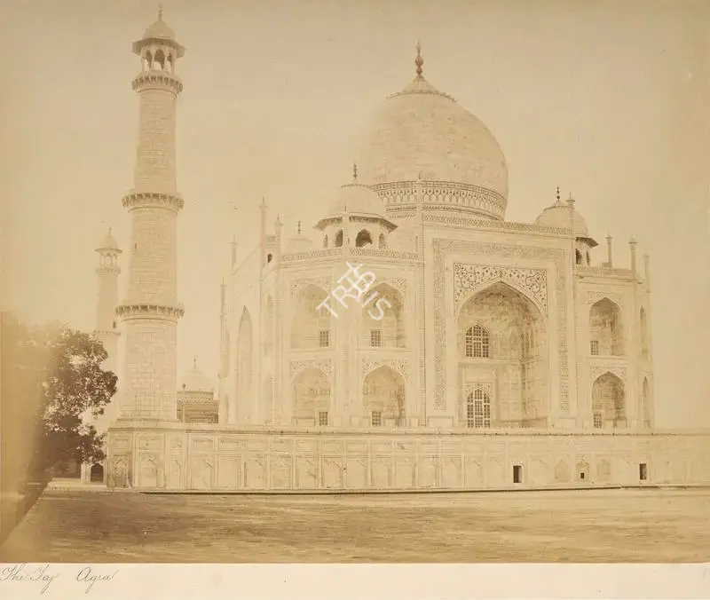 Unknown (Photographer), The Taj. Agra, 1880, Antiquarian Photograph