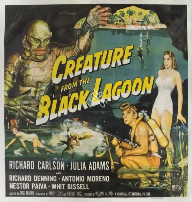 Jack Arnold (Director), Creature from the Black Lagoon, 1954, Poster