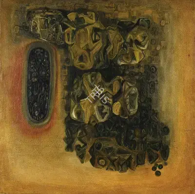 Ambadas (Artist), Commotion Crystallised Series, 1964, Painting