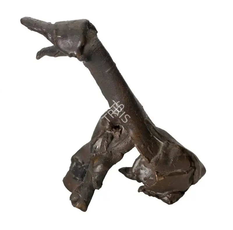 Somnath Hore (Artist), Untitled (Seated Dog), 1970, Sculpture
