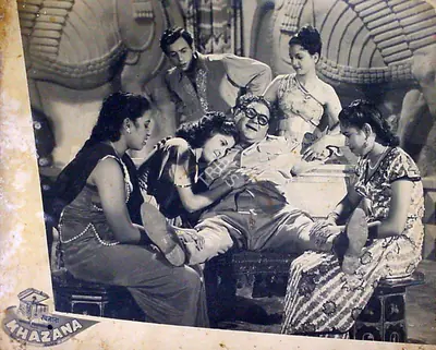 M. Sadiq (Director), Khazana, 1951, Lobby Card