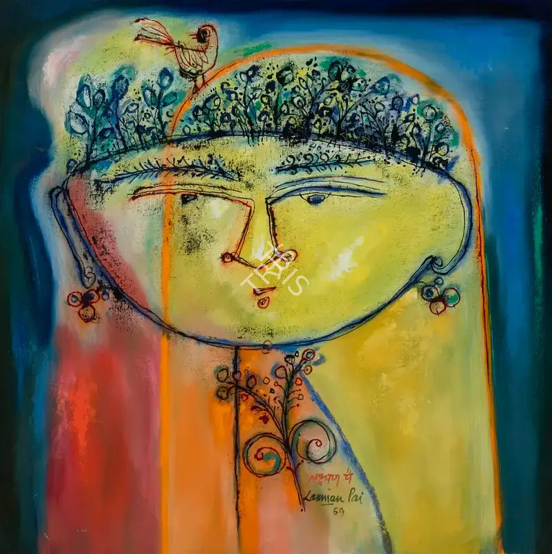 Pai, Laxman (Artist). Ornaments, 1969 | Painting, Ch.NeY/27.03.24, 2024 · Christie's