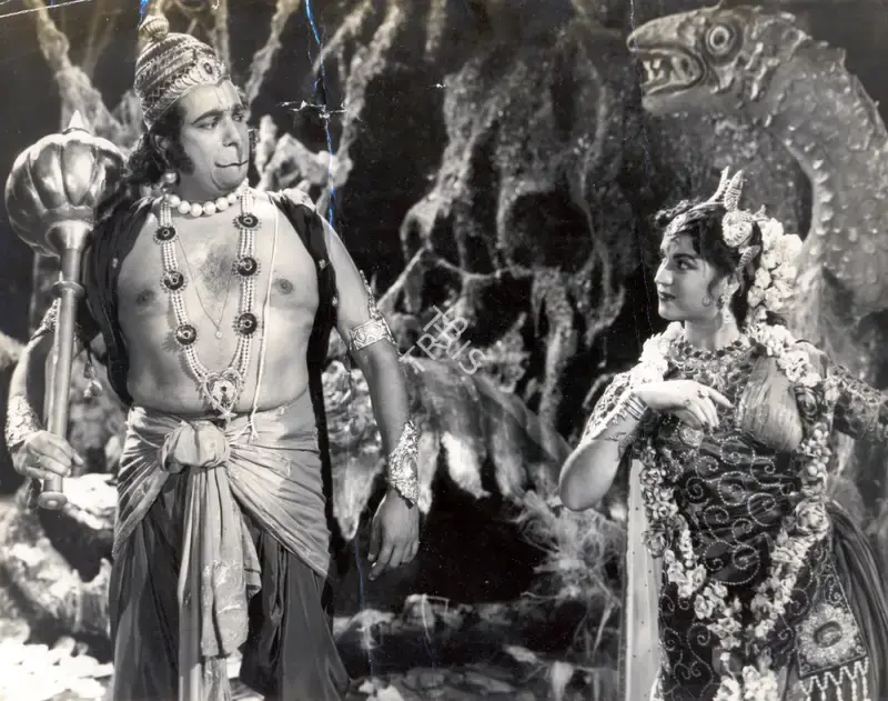 Babubhai Mistri (Director), Pavanputra Hanuman, 1957, Photographic Still