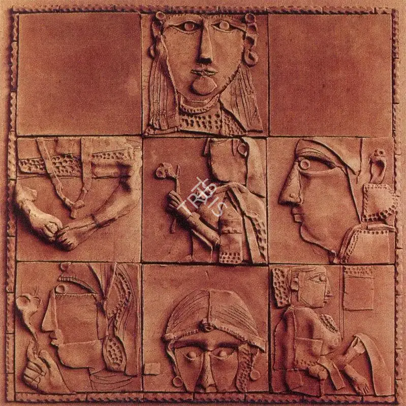 K.G. Subramanyan (Artist), Terracotta Relief, 1971, Relief Work