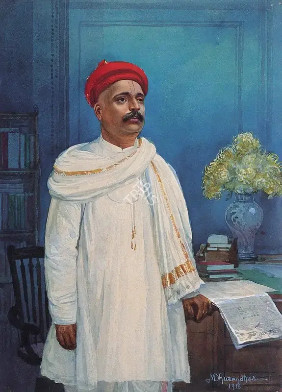 M.V. Dhurandhar (Artist), Lokamanya Bal Gangadhar Tilak: Father of the Indian Revolution, 1918, Painting