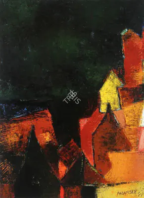 Akbar Padamsee (Artist), Untitled, 1961, Painting