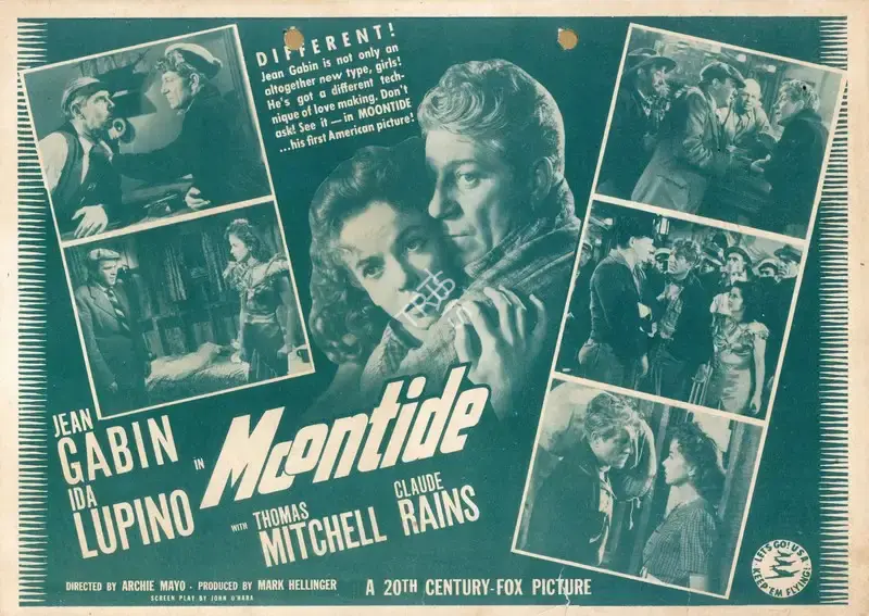 Mark Hellinger (Producer), Moontide, 1942, Handbill
