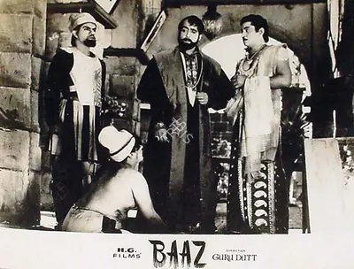 V.K. Murthy (Cinematographer), Baaz, 1953, Lobby Card