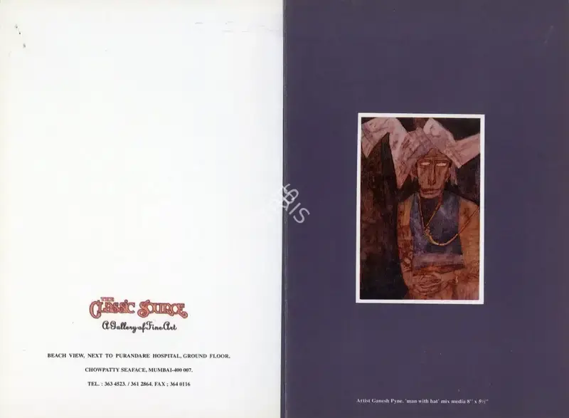 The Classic Source Gallery (Organiser), Faces and Figures, 1998, Group Exhibition Invitation