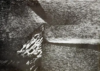 K.M. Adimoolam (Artist), Space, 1978, Painting