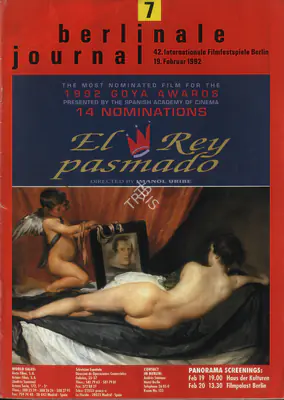 Moving Pictures Berlinale Film Festival, 1992, International Film Festival Catalogue