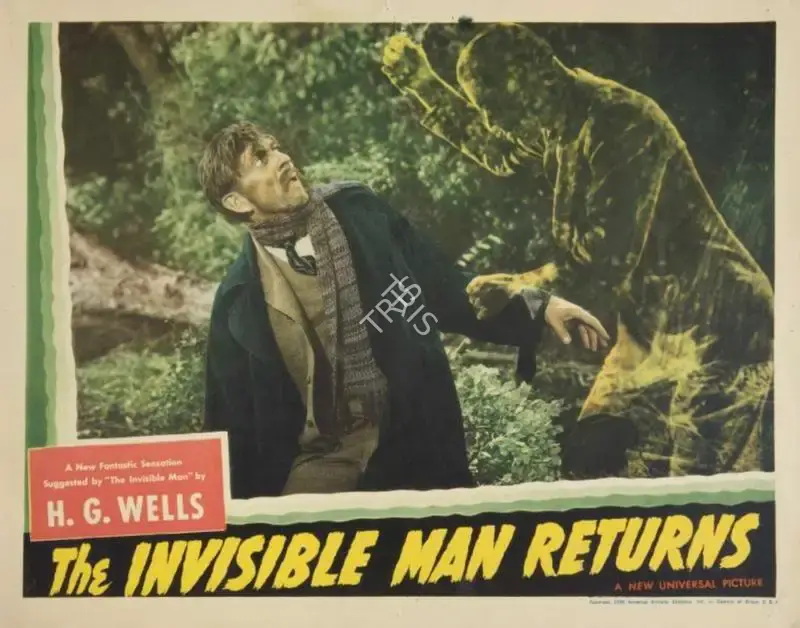 Milton Krasner (Cinematographer), The Invisible Man Returns, 1940, Lobby Card
