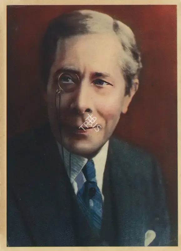Nestle (Sponsor), Nestle (Sponsor), Stars of the Silver Screen: George Arliss | Trading Card, 1930s, Trading Card