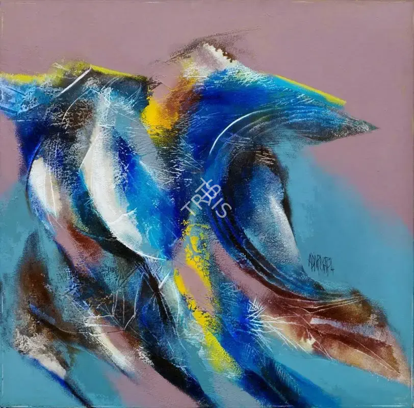 Gopal S. Adivrekar (Artist), Untitled (Abstract composition), Painting