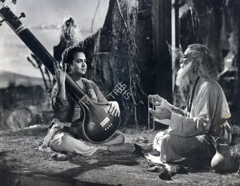 Devendra Goel (Producer), Narsi Bhagat, 1957, Photographic Still