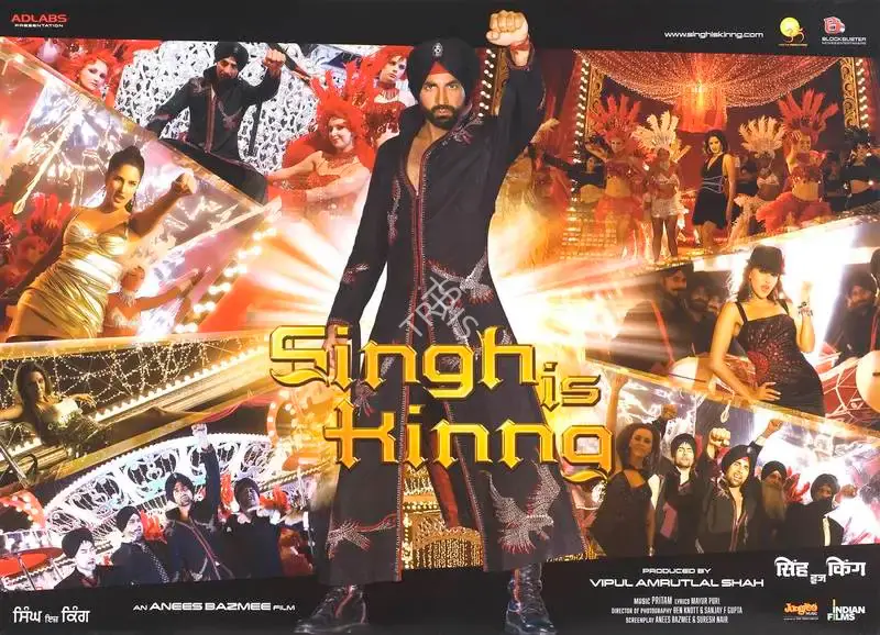 Vipul Amrutlal Shah (Producer), Singh Is Kinng, 2008, Lobby Card