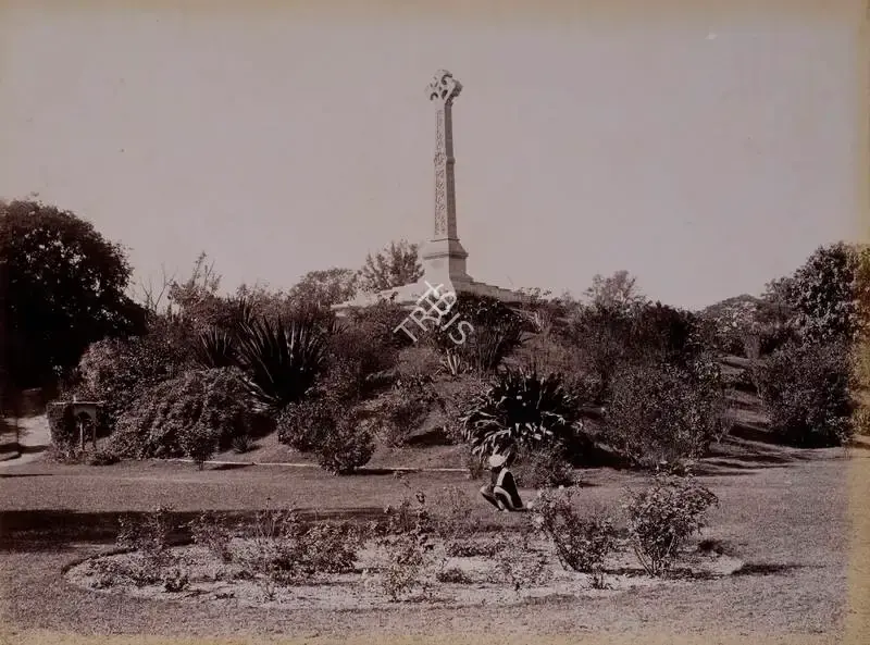 Unknown (Photographer), Monument of Sir Henry Lawrence & Heroes, Lucknow, 1860, Antiquarian Photograph