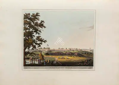 Harraden (Printmaker), South East angle of Osar, 1804, Aquatint