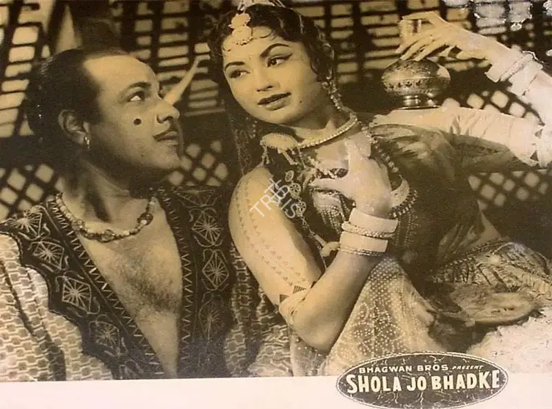Bhagwan (Director), Shola Jo Bhadke, 1961, Lobby Card