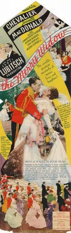 Ernst Lubitsch (Producer), The Merry Widow, 1934, Handbill
