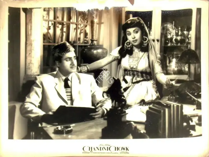 Keki Mistry (Cinematographer), Chandni Chowk, 1954, Lobby Card