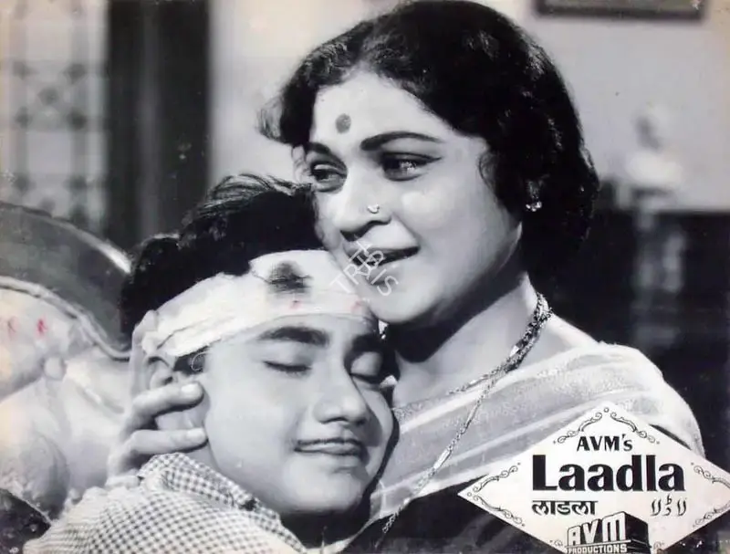 D. Rajagopal (Cinematographer), Laadla, 1966, Lobby Card