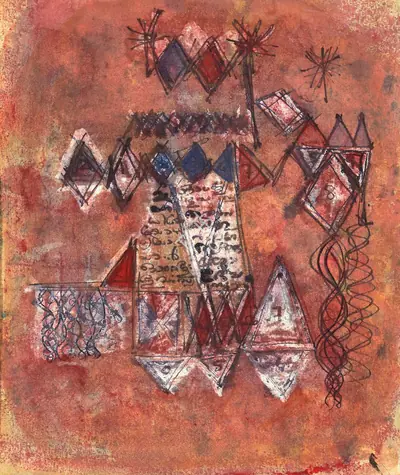 Akkitham Narayanan (Artist), Untitled, 1969, Painting