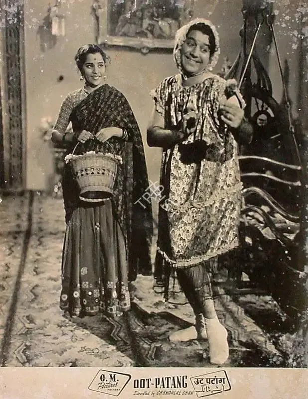 Chandulal J. Shah (Director), Oot Patang, 1955, Lobby Card