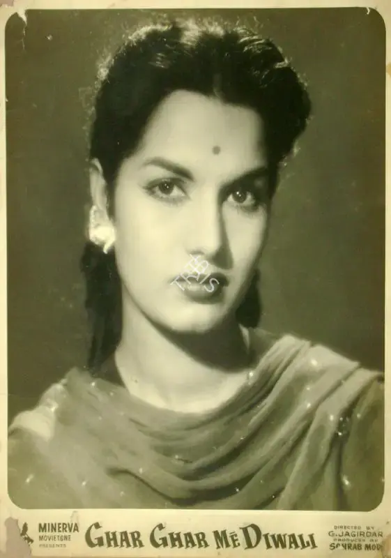 Sohrab Modi (Producer), Ghar Ghar Me Diwali, 1955, Lobby Card