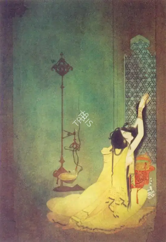 Chughtai, M.A.R. (Artist). Flame of Love, n.d. | Painting, So.Lon/08.05.97
