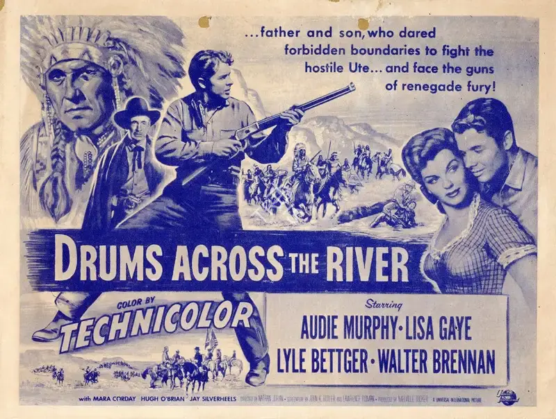 Nathan H. Juran (Director), Drums Across The River, 1954, Handbill