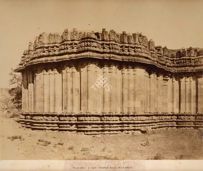 Andrew Charles Brisbane Neill (Photographer), A Jain Temple near Hullabeed, 1857, Antiquarian Photograph