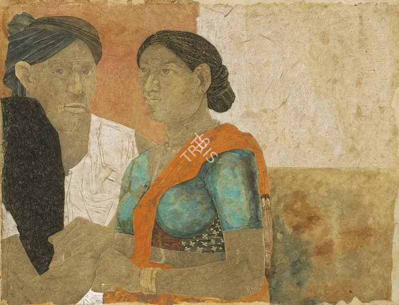 Goud, K. Laxma (Artist). Untitled , 1984 | Painting, So.NeY/18.03.15, 2015 · Sotheby's