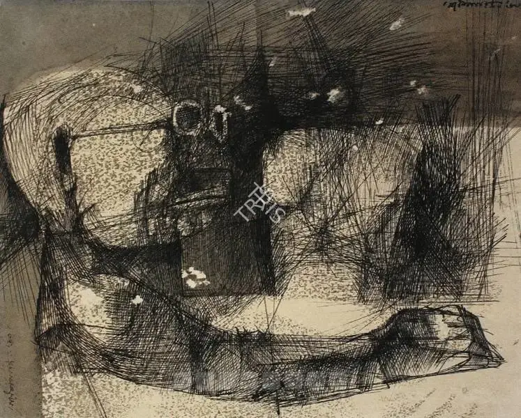 Ganesh Pyne (Artist), Untitled, 1969, Painting